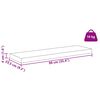vidaXL Scaffale da parete 2 pcs Rosso 90 x 23,5 x 4 cm