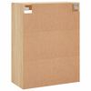 vidaXL Mobile a Parete Rovere Sonoma 69,5x34x90 cm Legno Multistrato