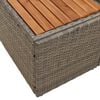 vidaXL Divano da giardino Grigio 184 x 62 x 85cm polyrattan