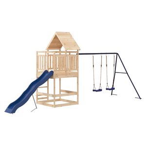vidaXL Set da Gioco da Esterno in Legno Massello di Pino