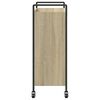 vidaXL Carrello da Cucina Rovere Sonoma 70x30x82 cm Legno Multistrato