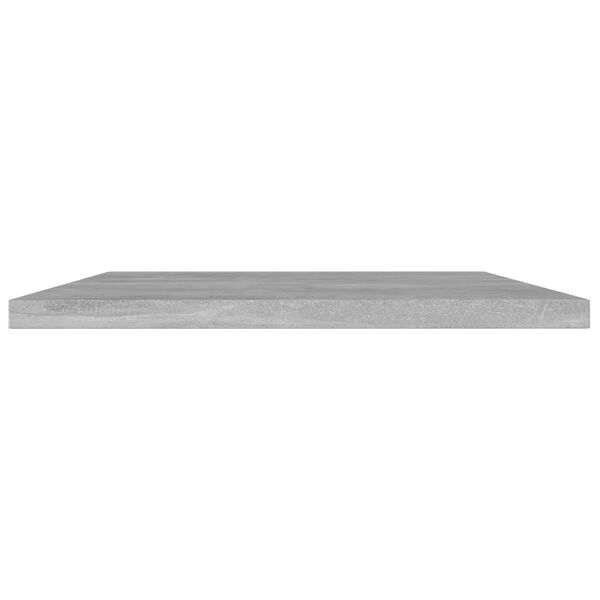 vidaXL Ripiani per Libreria 4pz Grigio Cemento 40x30x1,5cm Multistrato