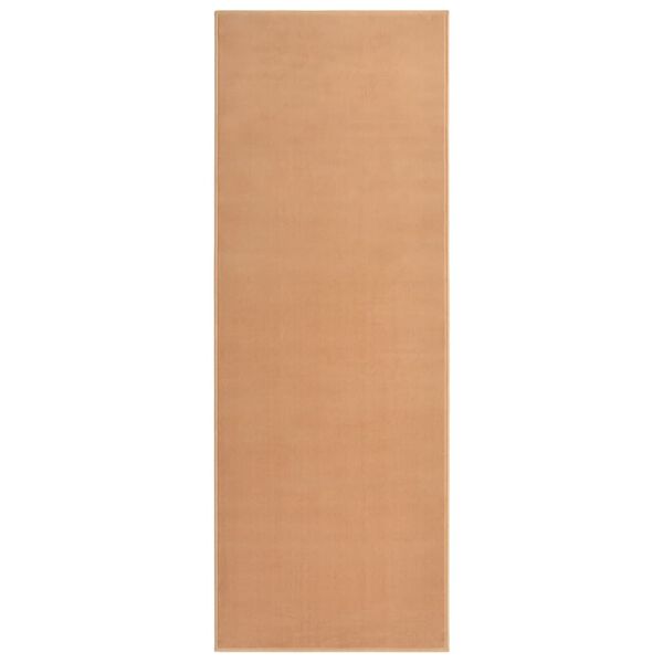 vidaXL Tappeto Lungo in BCF Beige 100x250 cm