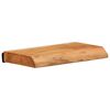vidaXL Mensole da Parete 2 pz 30x20x3,5 cm in Legno Massello di Acacia