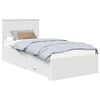vidaXL Struttura del letto Bianco 90 x 190 cm Legno ingegnerizzato