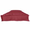 vidaXL Cuscino per pallet Rosso Vino 180 x 40 x 8 cm Tessuto Oxford