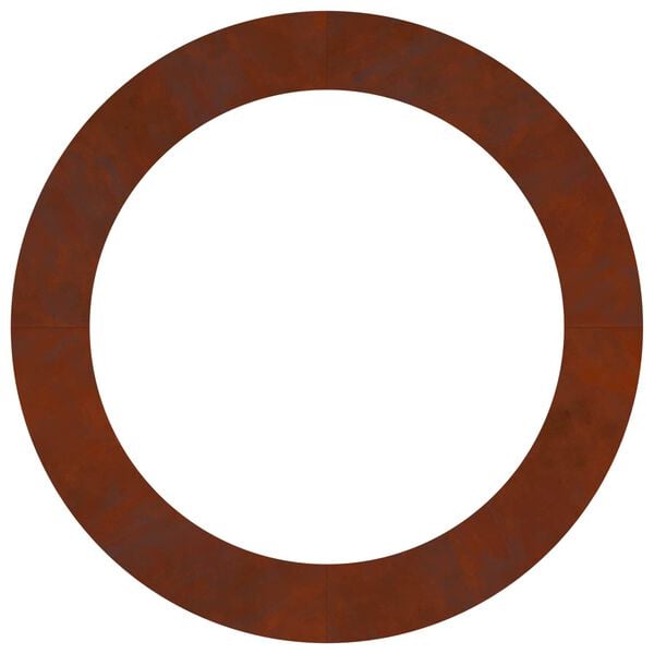 vidaXL adatto per Anelli d'Albero Piatto 5 pcs Marrone &Oslash;90 / 120 cm