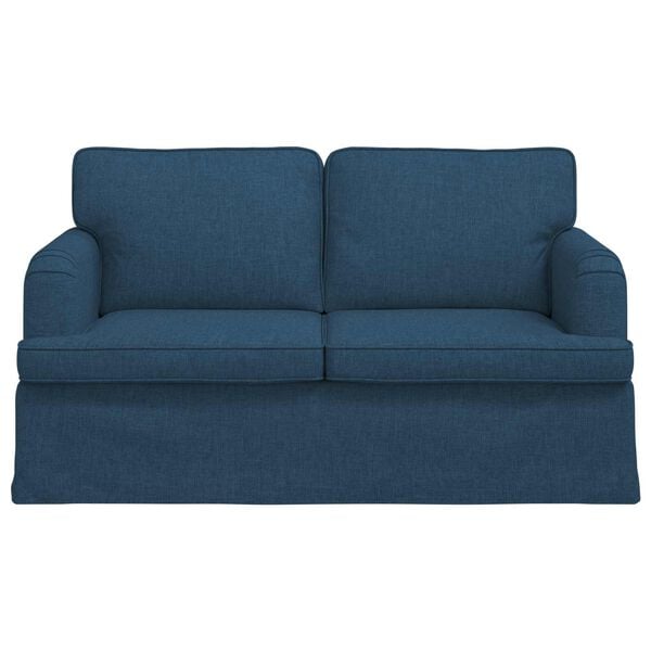 vidaXL Divano 120cm Blu Metallo