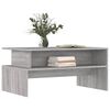 vidaXL Tavolino Salotto Grigio Sonoma 90x55x42,5 cm Legno Multistrato