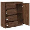 vidaXL Credenza con Cassetti Rovere Marrone 71x35x84 cm in Truciolato