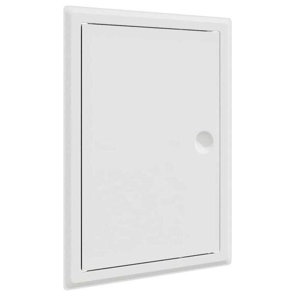 vidaXL Pannello di Accesso Bianco 63 x 33 x 3 cm Acciaio