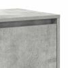 vidaXL Credenza Grigio cemento 120 x 41 x 75 cm Legno multistrato