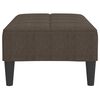 vidaXL Poggiapiedi Marrone 78x56x32 cm in Tessuto