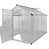 vidaXL Serra in Alluminio Rinforzato con Telaio di Base 4,6 m&sup2;