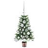 vidaXL Albero di Natale con 150 LED con supporto Verde 65 cm PE