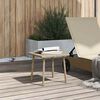 vidaXL Tavolino da Giardino Rettangolare Beige 40x40x37 cm Polyrattan