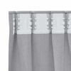 vidaXL Tende Blackout con Anelli 2 pcs Grigio Metallico 260 x 140 cm