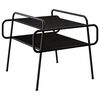 vidaXL Tavolino da salotto Rovere Nero 50 x 50 x 51 cm