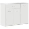 vidaXL Credenza Bianca 88x30x70 cm in Legno Multistrato