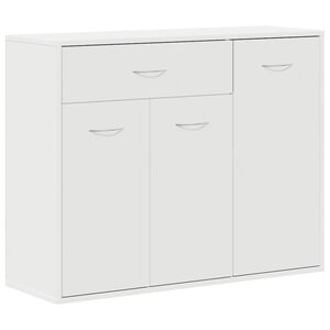 vidaXL Credenza Bianca 88x30x70 cm in Legno Multistrato