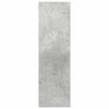 vidaXL Scarpiere Muro 2pz Grigio Cemento 80x18x60cm Legno Multistrato