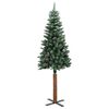 vidaXL Albero di Natale snodato con 150 LED con supporto Verde 150 cm