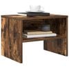 vidaXL Comodino Rovere Fumo 40x30x30 cm Legno Multistrato