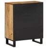vidaXL Credenza 60x34x75 cm in Legno Massello di Mango Grezzo