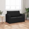 vidaXL Divano letto Nero 124 x 71 x 78 cm Velluto