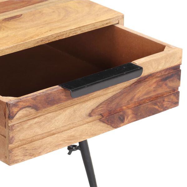 vidaXL Tavolino da Salotto 88x55x40 cm in Legno Massello di Acacia