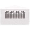 vidaXL Gazebo Professionale con Pareti 4x4 m Bianco 90 g/m²