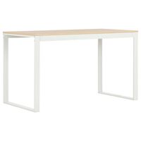 VidaXL Scrivania Computer Nera 80x40x72 Cm - Piano In MDF 15 Mm - Telaio In Metallo Industriale - Antiribaltamento Con Fissaggio A Parete - 3