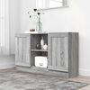 vidaXL Credenza Grigio Sonoma 120x30,5x70 cm in Legno Multistrato