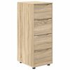 vidaXL Armadio 40 x 48 x 105 cm Legno ingegnerizzato Rovere Sonoma