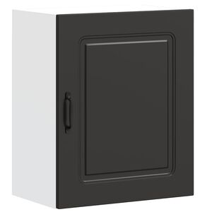 vidaXL Pensile da cucina Kalmar in Legno Multistrato Nero