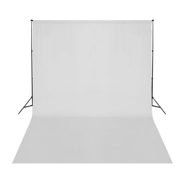 vidaXL Kit Studio Fotografico con Luci Softbox Fondale e Riflettore