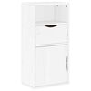 vidaXL Armadietto Laterale con Cassetto ODDA Bianco 40x24x79 cm