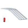 vidaXL Rampetta per moto 680 kg Argento 680 kg Alluminio