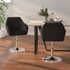 vidaXL Sedie da Pranzo 2 pz Nere in Similpelle