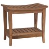 vidaXL Tavolo Laterale da Bagno Naturale 50 x 35 x 45 cm