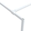 vidaXL Parete Doccia Walk in Bianca 90x195 cm Vetro Trasparente ESG