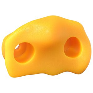 vidaXL Presina da arrampicata 2 pcs Giallo 100 x 67 x 43 mm PP