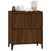 vidaXL Credenza Rovere Marrone 60x35x70 cm in Legno Multistrato