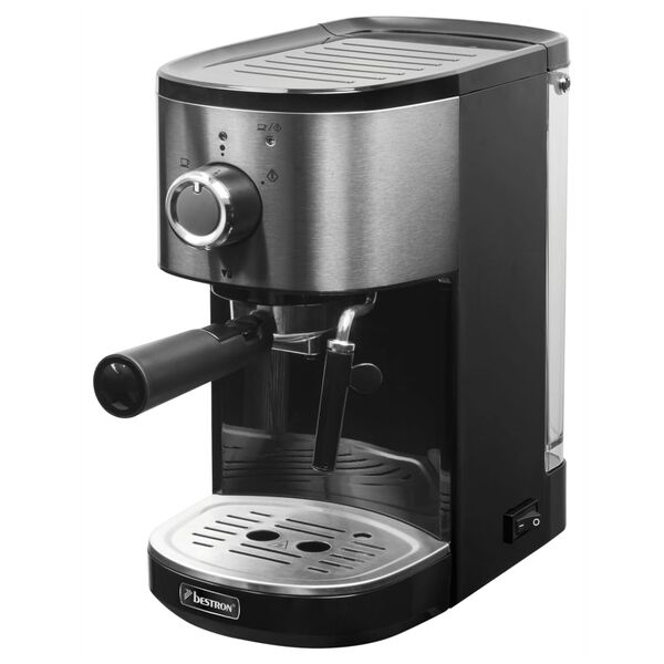 Bestron Macchina per Caff&egrave; Espresso AES800STE 1450W Acciaio Inox 1,25L
