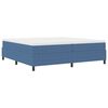 vidaXL Struttura letto piattaforma Blu 200 x 200 cm Tessuto in Cords