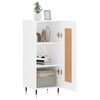 vidaXL Credenza Bianca 34,5x34x90 cm in Legno Multistrato
