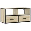 vidaXL Mobile TV Rovere Sonoma 80x31x39,5 cm Legno Multistrato Metallo