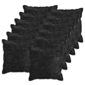 vidaXL Cuscino con cuscino HOUTEN 12 pz Antracite Tessuto Chenille