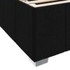vidaXL Struttura del letto con materasso Nero 80 x 200 cm Tessuto