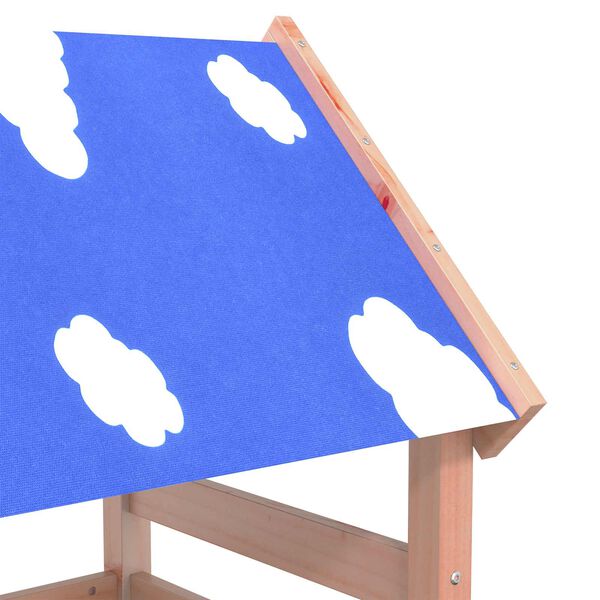 vidaXL Torre da Gioco Marrone Legno Douglas Solido